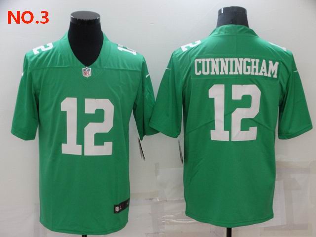 Men's Philadelphia Eagles #12 Randall Cunningham Jersey NO.3;